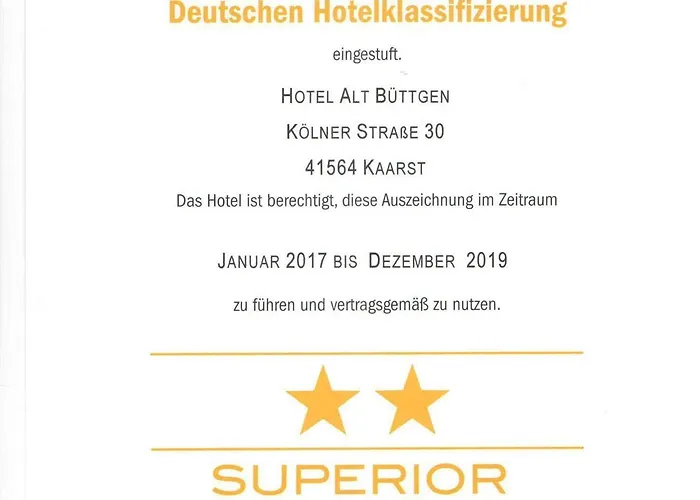 Hotell Alt Buettgen Kaarst